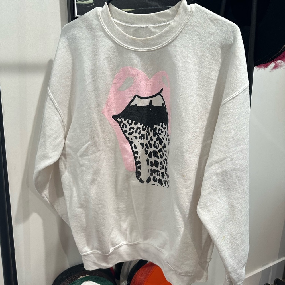 RAD WHITE CREWNECK